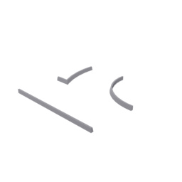 Road Curve Intersection Barrier